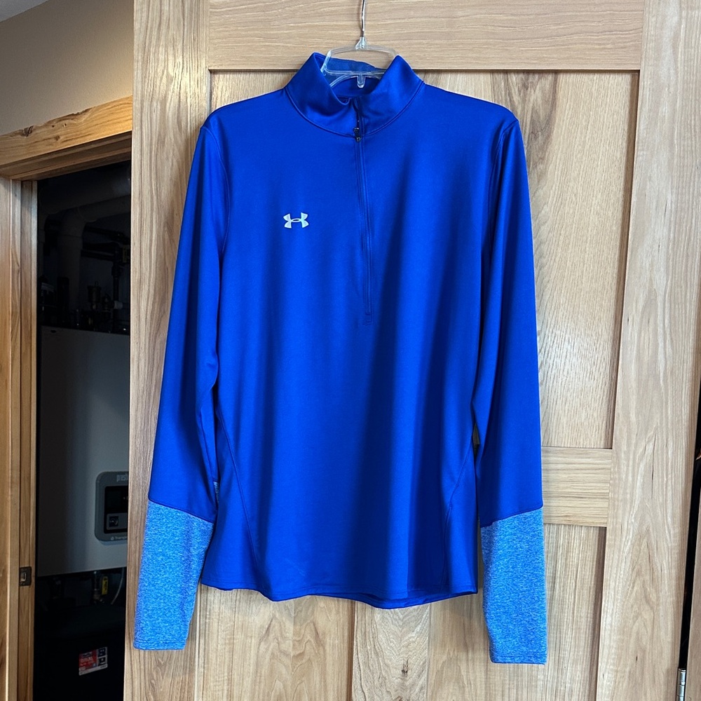 Under Armour Royal Blue Quarter-Zip Pullover